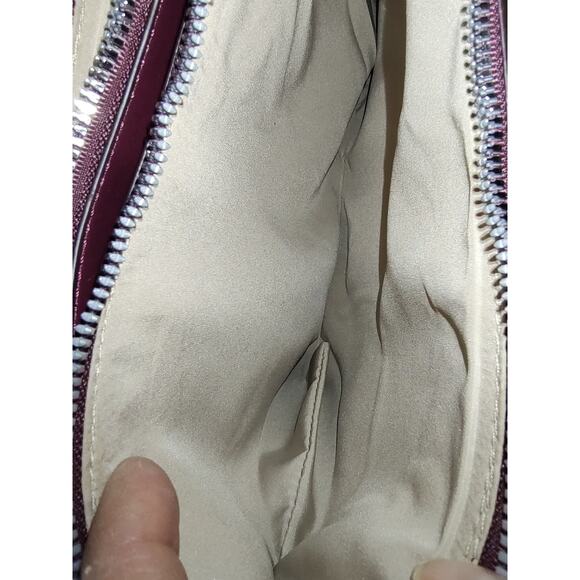 Nine West Boysenberry Colby Crossbody - Snake Embossed Satchel / Crossbody, NEW - Picture 9 of 13